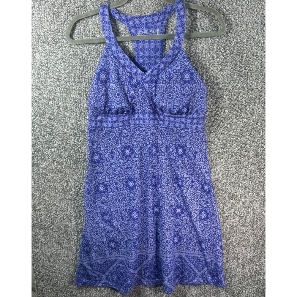 Outdoor Lifestyle Athletic Dress Purple Mandala Racerback Womens Size Medium
